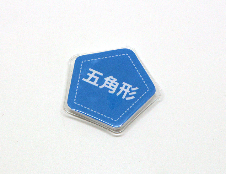 缶バッジカバー（五角形）